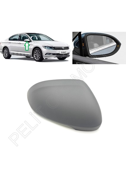 Passat B8 Ayna Kapağı Sağ Çevre Aydınlatma Delikli 3G0857538J (Astarlı)