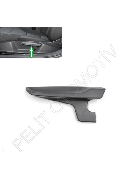 Golf Koltuk Yükseklik Ayar Kolu Sol 5G0882251 (2013-2020)