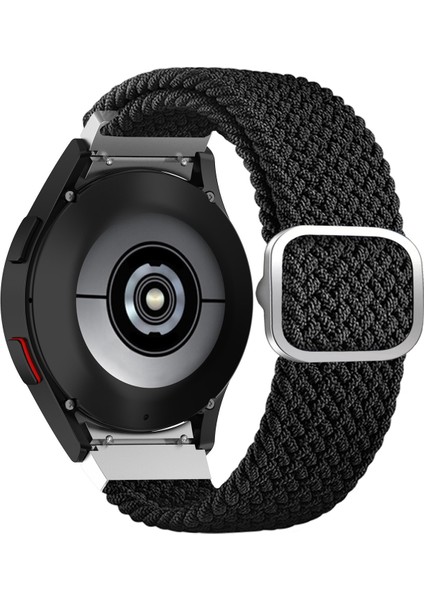 Samsung Galaxy Watch4 40MM / 44MM Siyah Için Dokuma Watch Band (Yurt Dışından)
