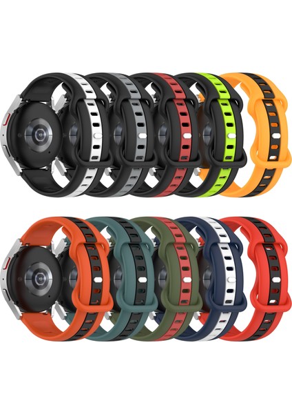 Samsung Galaxy Watch3 45MM Siyah+Yeşil Için Silikon Saat Bandı (Yurt Dışından) fiyatları