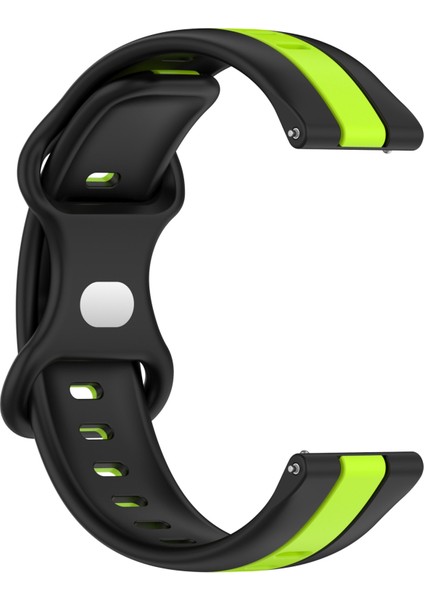 Samsung Galaxy Watch3 45MM Siyah+Yeşil Için Silikon Saat Bandı (Yurt Dışından) modelleri