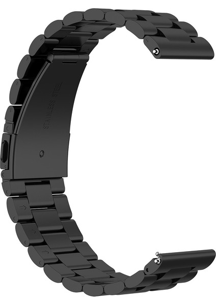 Huami Gts/galaxy Watch 42/40/44 20MM 3 Boncuklu Paslanmaz Çelik Saat Bandı Siyah Için (Yurt Dışından) fiyatları