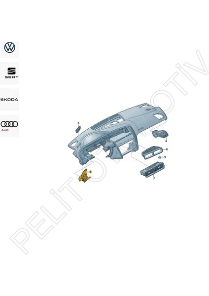 Audi A4 Ön Havalandırma Sol 8K1820901G (2008-2012) fiyatları