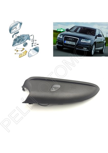 Audi A6 Ayna Alt Kapağı Işıklı Sağ 4F0949134 4F0858524B (2009-2011)