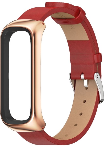 Samsung Galaxy Fit 2 Kırmızı Gül Altın Için Mikrofiber Deri Watch Band (Yurt Dışından) fiyatları