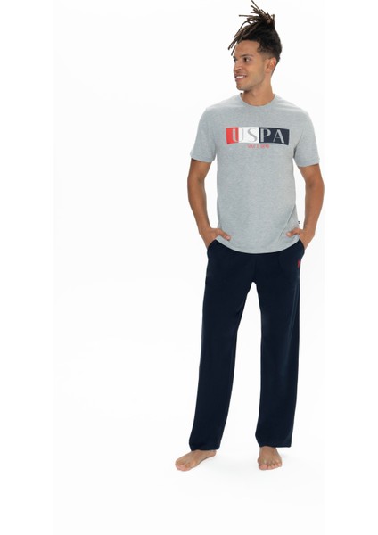 Erkek Gri Melanj Pijama Takım