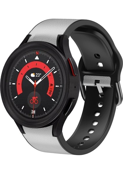 Samsung Galaxy Watch 5 40MM Açık Gri Için Silikon Watch Band (Yurt Dışından)