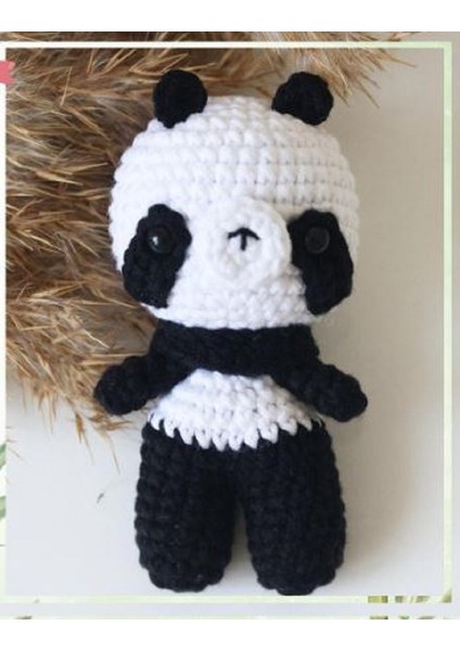 Amigurumi Organik Örgü Oyuncak Uyku Arkadaşı (Inek, Panda, Arı)