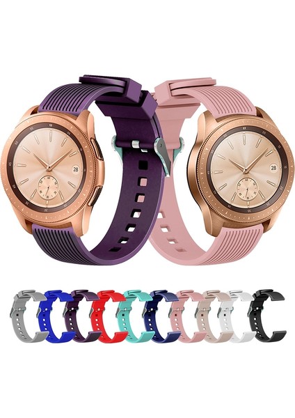 Galaxy Watch 42MM Safir Mavisi Için Dikey Tahıl Bilek Kayışı Watch Band (Yurt Dışından) modelleri