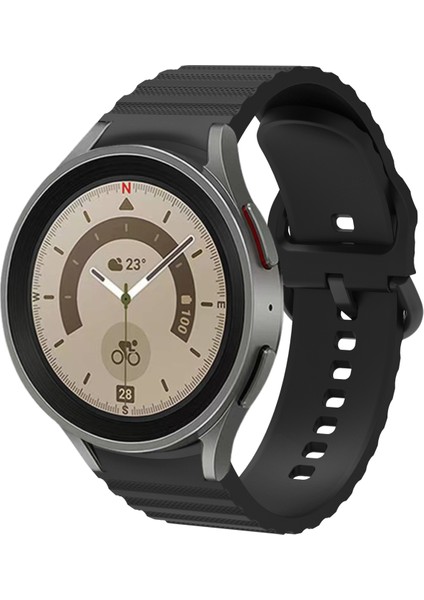 Samsung Galaxy Watch 6/6 Klasik Siyah Için Silikon Watch Band (Yurt Dışından)