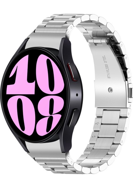 Samsung Galaxy Watch 6/6 Klasik Gümüş Için Paslanmaz Çelik Kayış (Yurt Dışından)