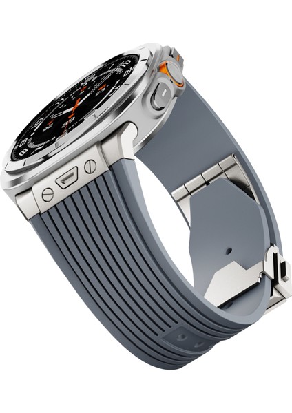 Samsung Galaxy Watch Ultra 47MM Gri Için Silikon Saat Kayışı (Yurt Dışından) fırsatları