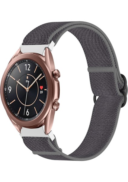 Samsung Galaxy Watch 3 41MM Gri Için Naylon Watch Band (Yurt Dışından)