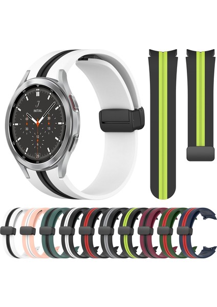 Samsung Galaxy Watch 4 Clic 46MM Siyah+Kırmızı Için Silikon Watch Band (Yurt Dışından) fırsatları