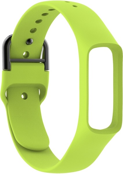 Galaxy Fit-E Yeşil Için Saf Renkli Silikon Bilek Kayışı Kordonlu Saat (Yurt Dışından) fiyatları