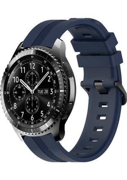 Samsung Gear S3 Frontier Lacivert Için Silikon Watch Band (Yurt Dışından)