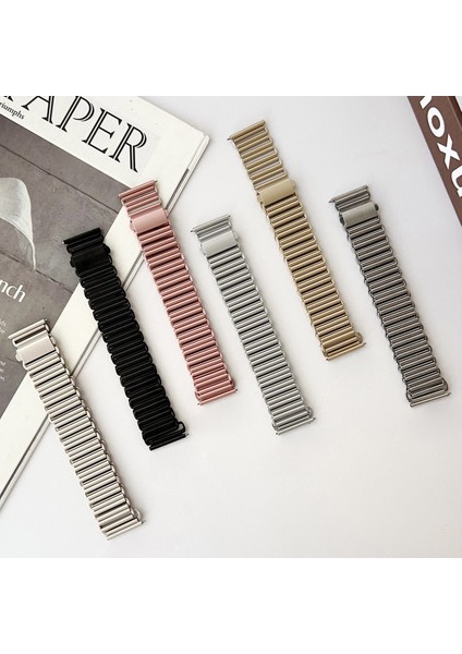 Samsung Galaxy Watch 7/6/5 Starlight Için Zincir Metal Saat Kayışı (Yurt Dışından) modelleri