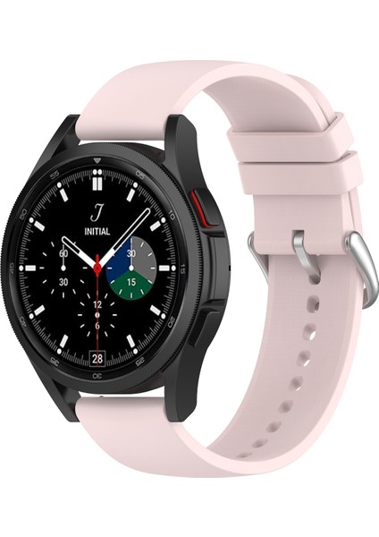 Samsung Galaxy Watch 5 44MM Açık Pembe Için Silikon Watch Band (Yurt Dışından)