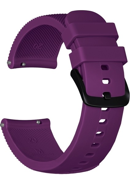 20MM Huami Amazfit Gts / Samsung Galaxy Izle Aktif 2 / Dişli Spor Silikon Watch Band Mor (Yurt Dışından) fiyatları