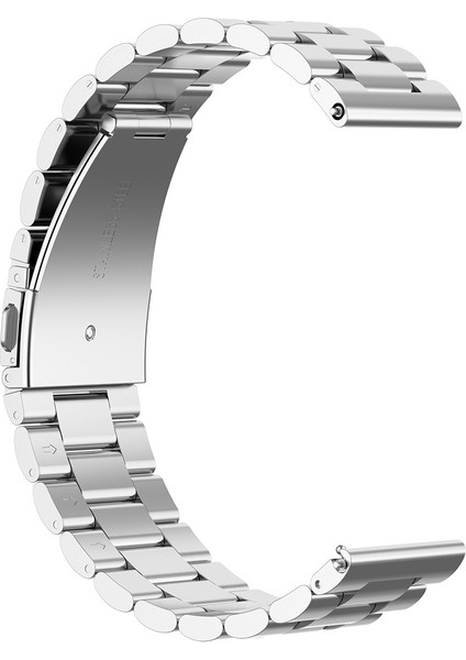 Huami Gts/galaxy Watch 42/40/44 20MM 3 Boncuklu Paslanmaz Çelik Saat Bandı Gümüş (Yurt Dışından) fiyatları