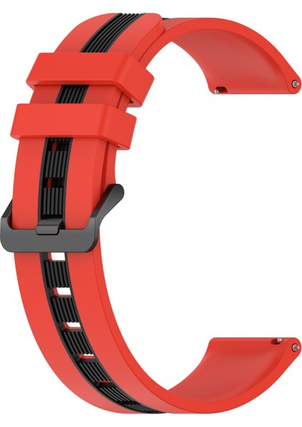 Samsung Gear S3 Frontier Kırmızı+Siyah Için Silikon Saat Bandı (Yurt Dışından) modelleri