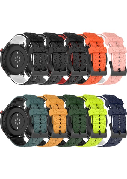 Samsung Galaxy Watch 46MM Siyah+Beyaz Için Iki Renkli Silikon Saat Bandı (Yurt Dışından) fiyatları