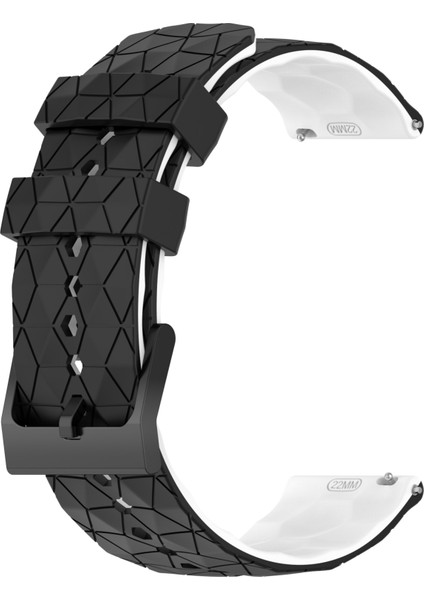 Samsung Galaxy Watch 46MM Siyah+Beyaz Için Iki Renkli Silikon Saat Bandı (Yurt Dışından) modelleri