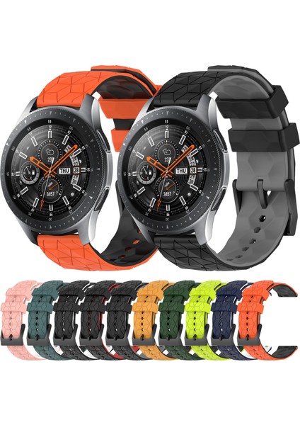 Samsung Galaxy Watch 46MM Ordu Yeşili+Siyah Için Iki Renkli Silikon Saat Bandı (Yurt Dışından) fırsatları