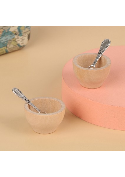 Adet/takım Dollhouse Minyatür Mobilya Küçük Ahşap Kase Kaşık Modeli Dıy Cologo (Yurt Dışından) indirimleri