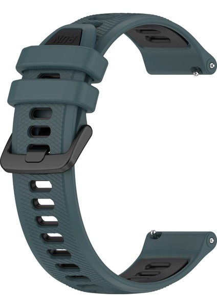 Samsung Galaxy Watch 6 Classic Için 20MM Silikon Kayış 43MM Zeytin Yeşili + Siyah (Yurt Dışından) modelleri