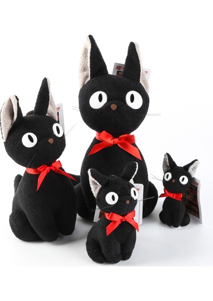 Minstne Kiki Teslimat Hizmeti Jiji Kedi Peluş Bebek Oyuncak Kawaii Siyah Kedi Doldurulmuş Hayvan Oyuncak Kolye Çocuklar Için Hayranları (Yurt Dışından)