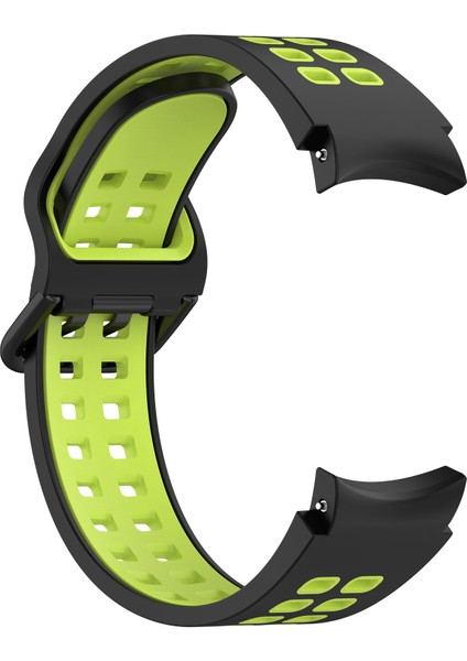 Samsung Galaxy Watch 6 Classic Için Silikon Kayış 47MM Siyah + Yeşil (Yurt Dışından) fiyatları