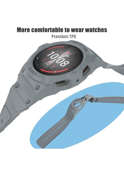 Samsung Galaxy Watch 7 44MM Açık Gri Için Tpu Kayış (Yurt Dışından)