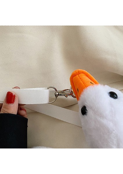 Sevimli Büyük Peluş Ördek Askılı Çanta Karikatür Hayvanlar Şekilli Omuz Çantaları Peluş Crossbody Çocuklar Kız Ler Için (Yurt Dışından) indirimleri