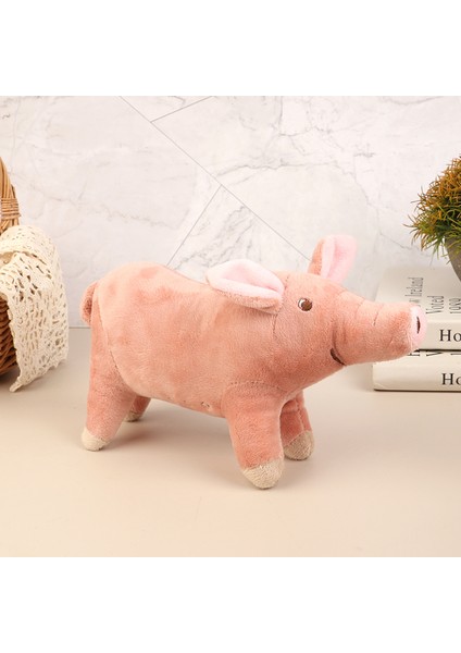 25/35CM Domuz Peluş Oyuncak Simüle Yumuşak Dolması Bebek Kanepe Yastık Domuzcuk Hayvan Yastık Çocuk Doğum Günü Si (Yurt Dışından)