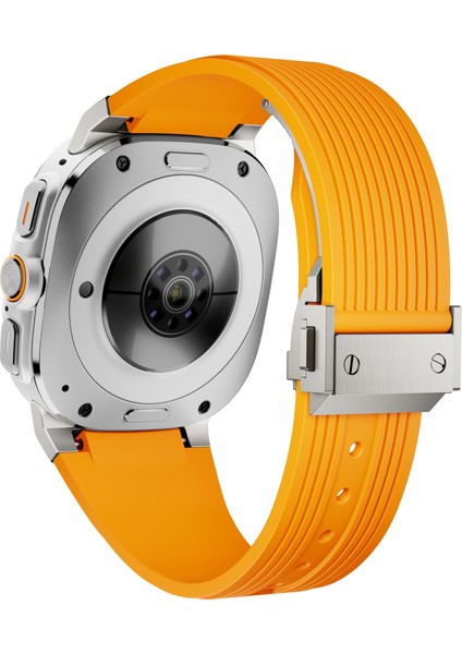 Samsung Galaxy Watch Ultra 47MM Turuncu Için Silikon Saat Kayışı (Yurt Dışından) modelleri