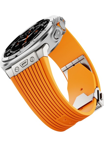 Samsung Galaxy Watch Ultra 47MM Turuncu Için Silikon Saat Kayışı (Yurt Dışından) fırsatları