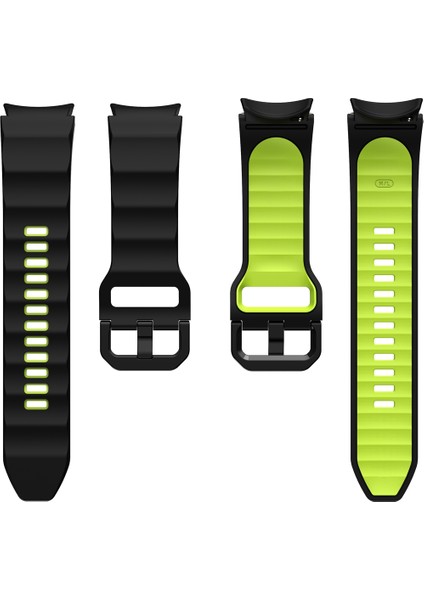 Samsung Galaxy Watch5 Pro Siyah Yeşil Için Silikon Watch Band (Yurt Dışından) modelleri