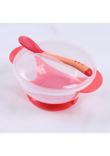 [happier] Bebek Kase Seti Eğitim Kasesi Kaşık Sofra Seti Yemek Kasesi Öğrenme Yemekleri Vantuz ile Çocuk Eğitim Yemek Takımı (Yurt Dışından)