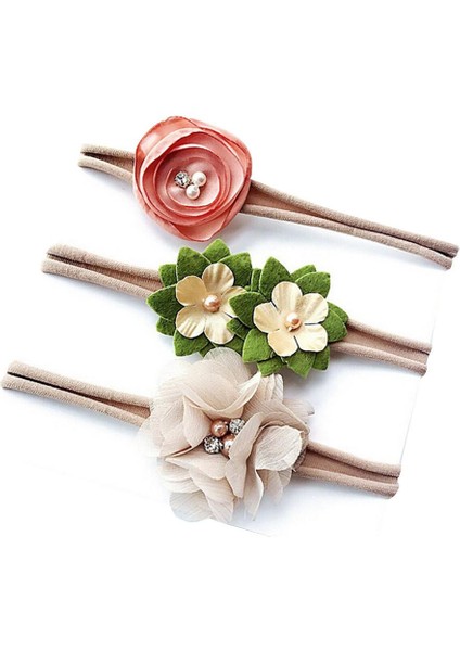 Bebek Yürümeye Başlayan Çiçek 3 Adet/takım Çocuklar Kız Saç Bandı Şapkalar Şapkalar (Yurt Dışından) modelleri