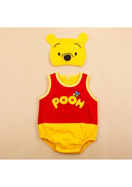 Yenidoğan Erkek Yaz Giysileri Mektup Baskı Pantolon Geometri Şapka Kısa Kollu Yuvarlak Boyun Bodysuit 3 Adet Bebek Kıyafetleri (Yurt Dışından) fırsatları