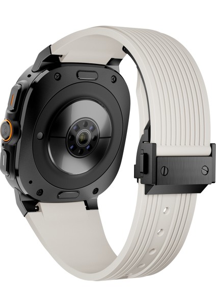 Samsung Galaxy Watch Ultra 47MM Starlight Için Silikon Saat Kayışı (Yurt Dışından) modelleri