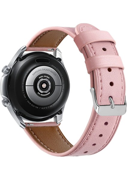 Galaxy Watch 3 Için 45MM Deri Kordonlu Saat Pembe (Yurt Dışından) modelleri