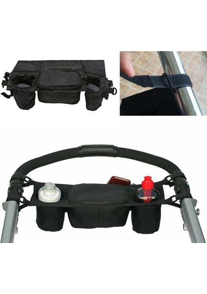 Pram Bebek Tutucu Saklama Kabı Puset Şişe Arabası Buggy Çanta Düzenleyici (Yurt Dışından) fiyatları