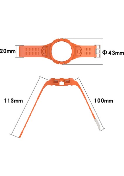 Samsung Galaxy Watch4 40MM Şeffaf Yeşil Için Silikon Watch Band (Yurt Dışından) modelleri