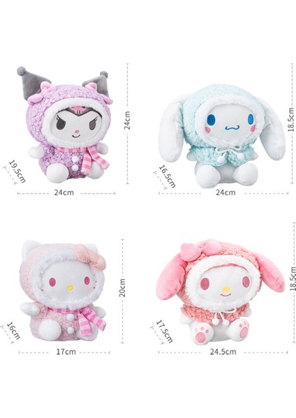 Gc Sanrio Peluş Bebek Karikatür Kuromi Cinnamoroll Peluş Yumuşak Dolması Peluş Oyuncaklar Hayranları Koleksiyonu Çocuklar Için Ler (Yurt Dışından)
