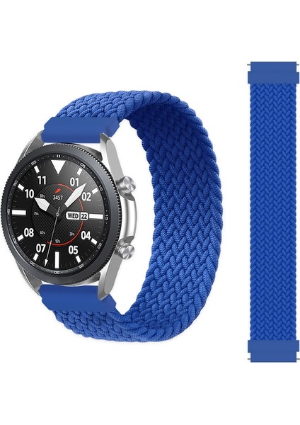 Samsung Galaxy Watch 42MM Naylon Kordonlu Saat 165MM Mavi Için (Yurt Dışından)