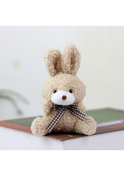 Rastgele 1 Adet 11 cm Sevimli Tavşan Yay Peluş Doldurulmuş Bebek Kravat Bunny Yumuşak Yastık Peluş Oyuncak Çocuk (Yurt Dışından)