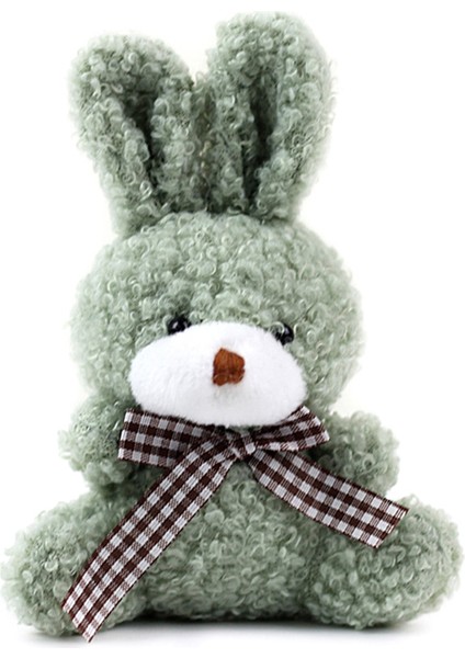 Rastgele 1 Adet 11 cm Sevimli Tavşan Yay Peluş Doldurulmuş Bebek Kravat Bunny Yumuşak Yastık Peluş Oyuncak Çocuk (Yurt Dışından)