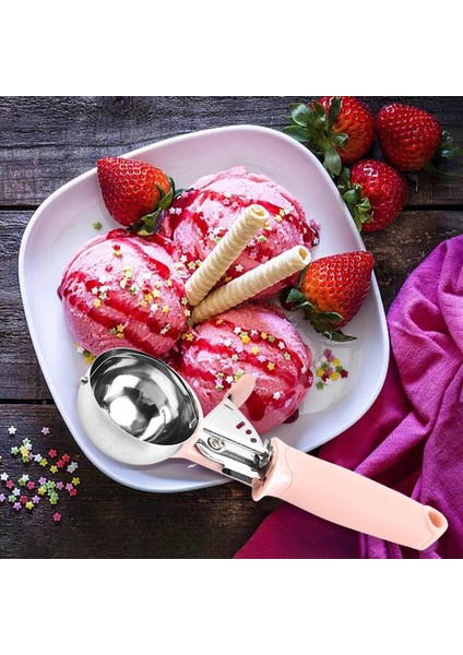 Mellon Topları Muffinler Dondurulmuş Lezzetler Için Paslanmaz Çelik Dondurma Kepçeleri (Yurt Dışından)
